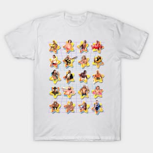 Retro Pro Wrestling Stars T-Shirt